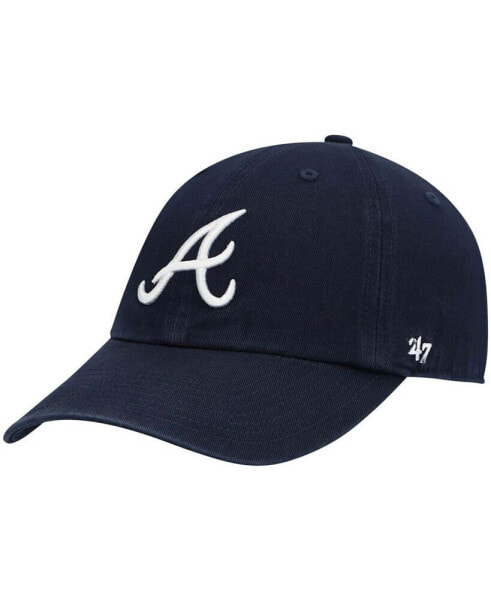 Головной убор мужской '47 Brand Atlanta Braves Heritage Clean Up в темно-синем цвете