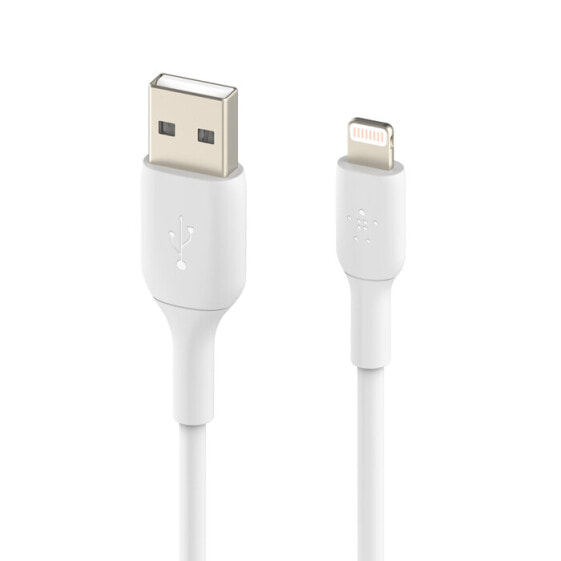 Кабель Lightning USB-A Belkin "Weiß USB-A auf Lightning 0,15м