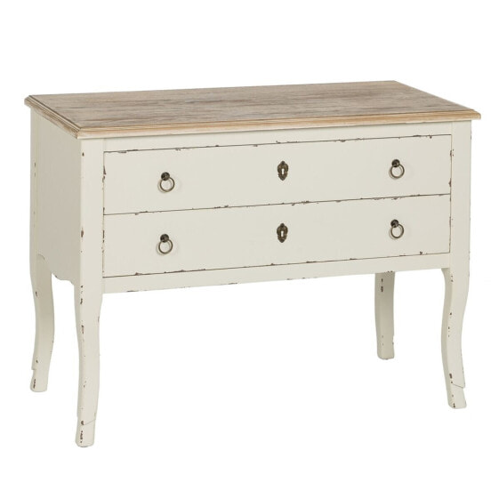 Console White Natural Fir wood MDF Wood 104 x 50 x 78 cm