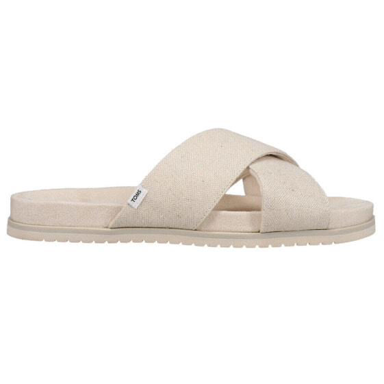 TOMS Savanna Slide Womens Beige Casual Sandals 10018054T