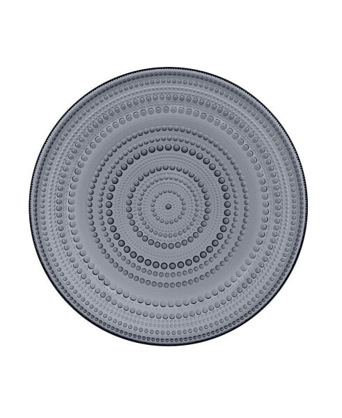 Kastehelmi Large Plate 12.25" Dark Grey