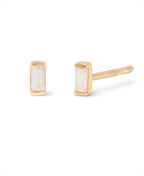 Crystal 14K Gold-Plated Vermeil Chloe Earrings