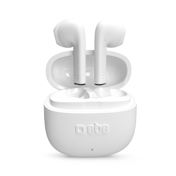 Bluetooth-гарнитура SBS Mobile One Color Semi-In-Ear белая TWS-BT-Headset