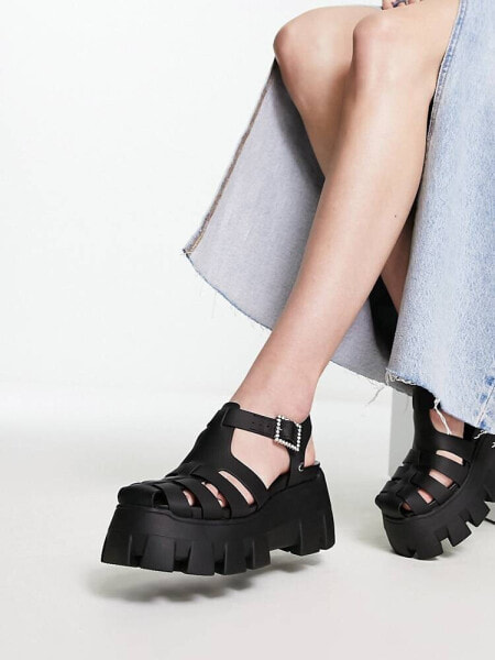Circus NY Alyson chunky platform sandals in black