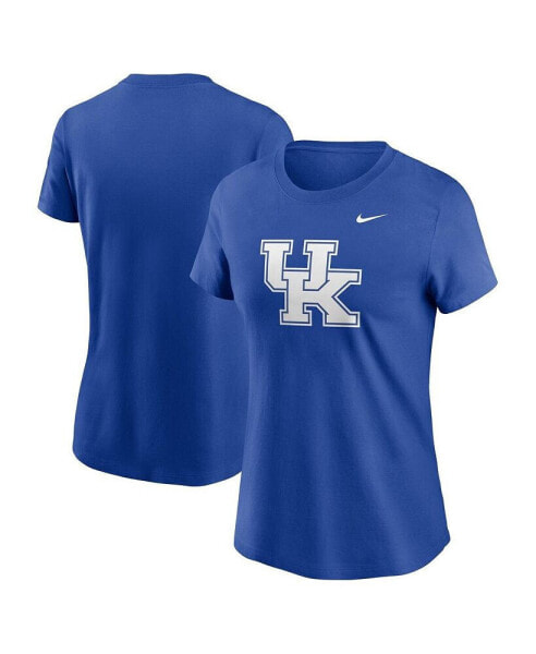 Women's Royal Kentucky Wildcats Primetime Evergreen Logo T-Shirt