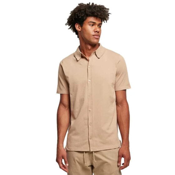 URBAN CLASSICS Knitted short sleeve shirt