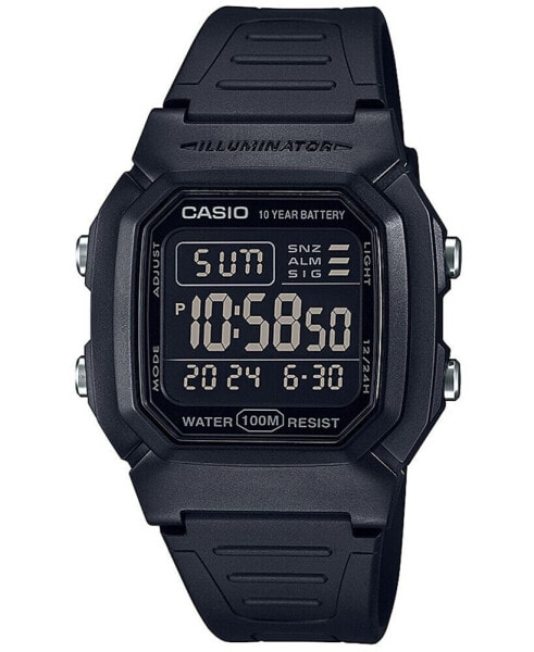 Часы Casio Digital Blackout Black Resinять