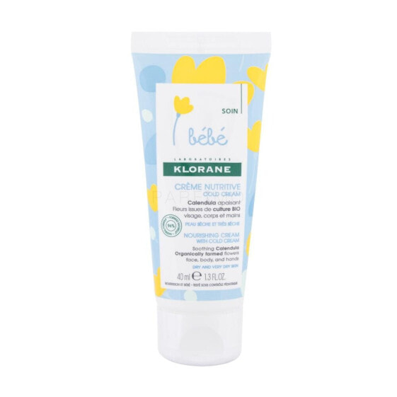 Klorane Baby Calendula With Cold Cream 40 ml körpercreme für Kinder