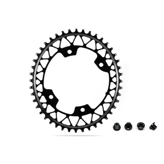 ABSOLUTE BLACK Oval 1x Shimano 9100/8000/9000/6800 With Bolts 110 BCD chainring