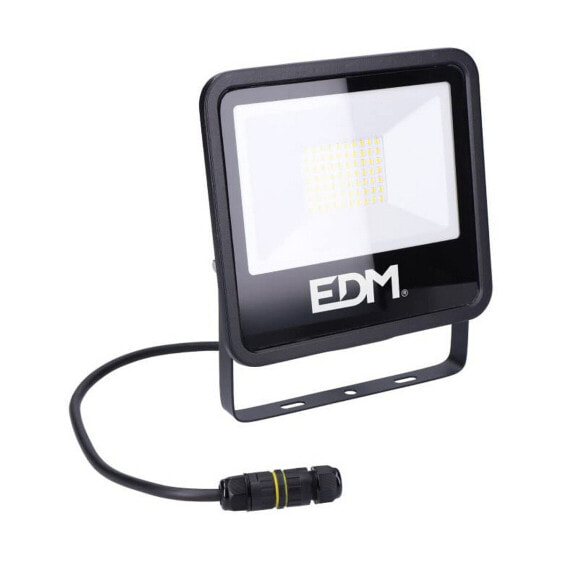 LED spotlight EDM Чёрный 50 W F 4000 Lm (6400 K)