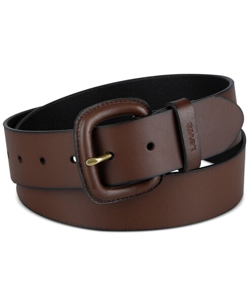 Women's Leather Wrapped Buckle Belt