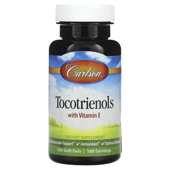Витамины с токотриенолами и витамином Е, 180 мягких гелей Carlson