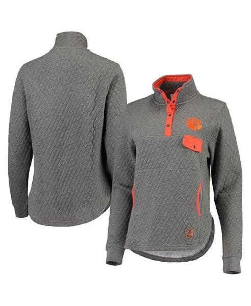 Толстовка Pressbox Clemson Tigers Magnum Quilted