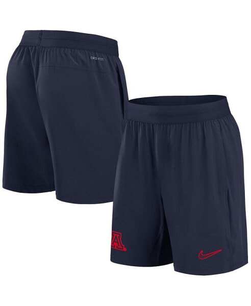 Men's Navy Arizona Wildcats 2024 Sideline Performance Shorts