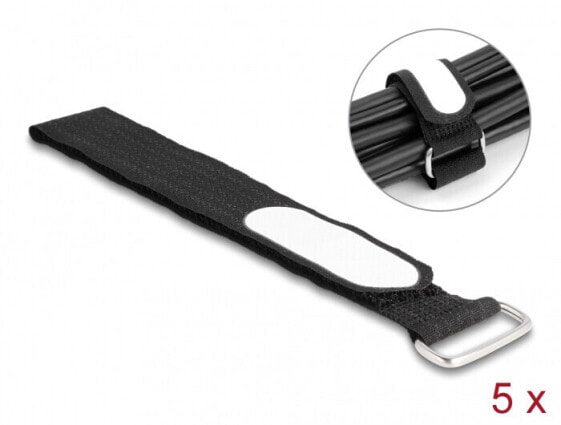 Delock 19608 - Cable tie mount - Universal - Nylon - Black