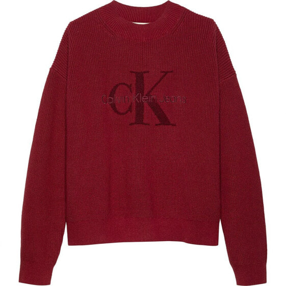 CALVIN KLEIN JEANS Premium Logo Quilted sweatshirt