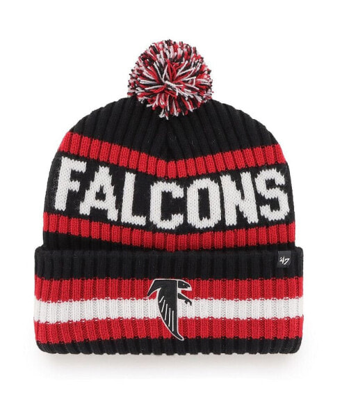 Men's '47 Black Atlanta Falcons Legacy Bering Cuffed Knit Hat with Pom