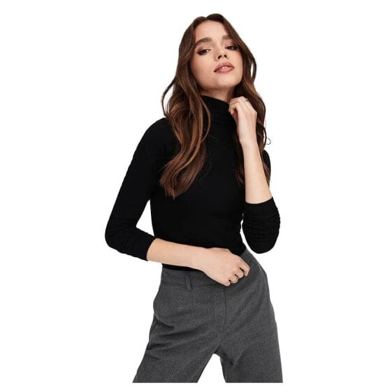 ONLY Sille long sleeve high neck T-shirt