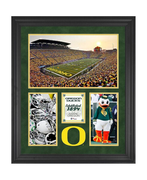 Oregon Ducks Autzen Stadium Framed 20" x 24" 3-Opening Collage