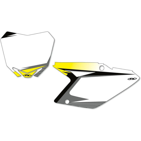 Набор наклеек для номеров Factory Effex Suzuki RMZ 250 13-64426