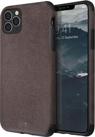 Чехол для смартфона Uniq Sueve iPhone 11 Pro Max таупово-серого цвета