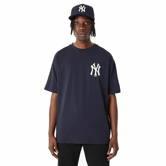 Футболка мужская New Era MLB Graphic New York Yankees Тёмно-синяя