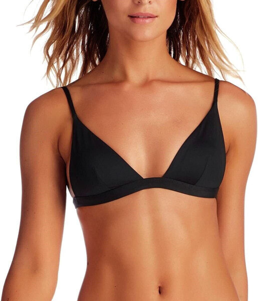 Vitamin A 262308 Women Stella Tie-Back Bikini Top Swimwear Black Size 12
