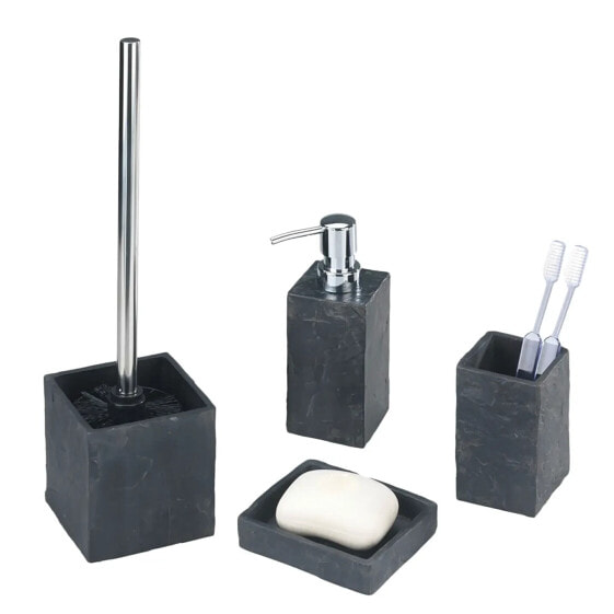 Bad-Accessoire-Set Slate Rock (4-teilig)