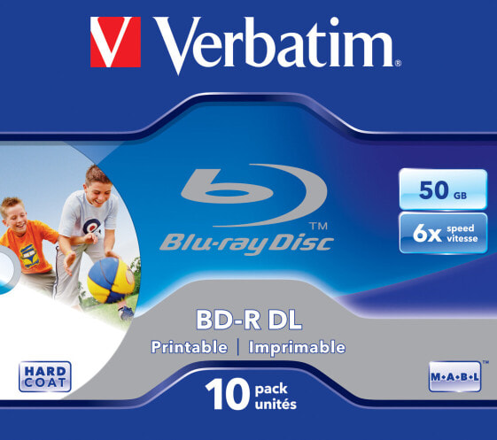 Verbatim 43736 - 50 GB - BD-R - Jewelcase - 10 pc(s)