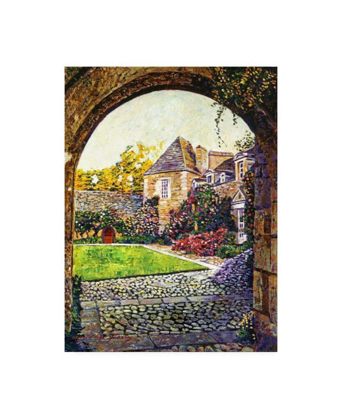 David Lloyd Glover Courtyard Impressions Provence Canvas Art - 37" x 49"