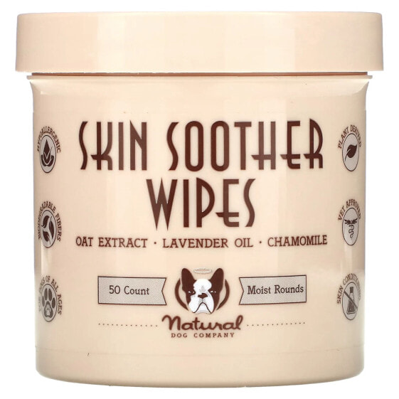 Skin Soother Wipes, For Dogs, All Ages, 50 Wipes