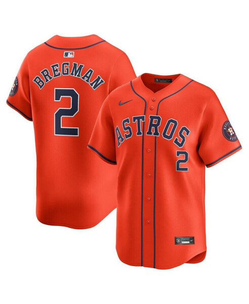 Men's Alex Bregman Orange Houston Astros Alternate Limited Player Jersey
