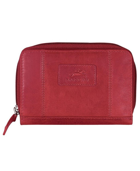 Casablanca Collection RFID Secure Small Clutch Wallet