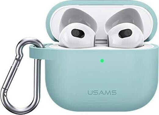 Usams Etui ochronne Silicon BH741AP03 do AirPods 3 turkusowe