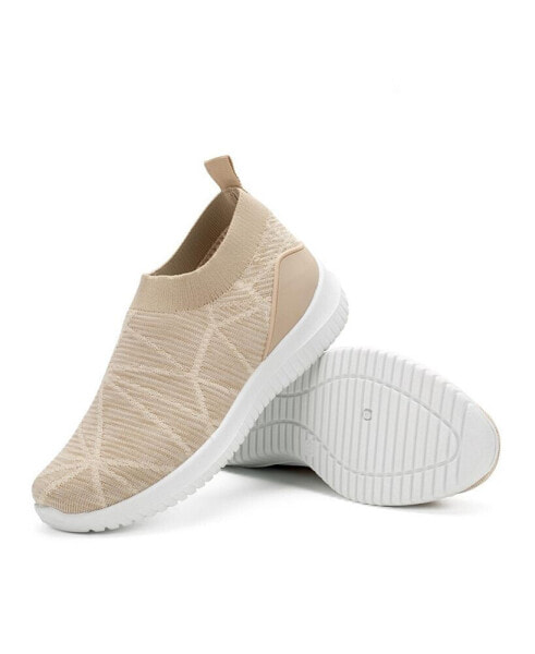 Women's Casual Slip On Sneakers with Breathable Mesh