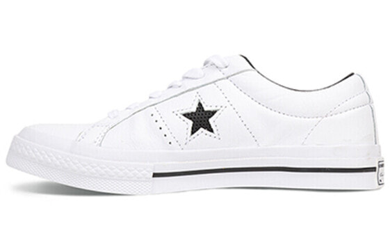 Converse One Star Perforated Leather Low Top 158464C Sneakers