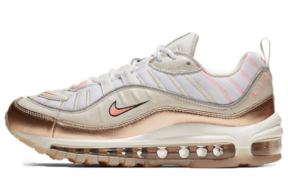 Nike Air Max 98 气垫复古 低帮 跑步鞋 女款 玫瑰金 / Кроссовки Nike Air Max 98 CI9907-100