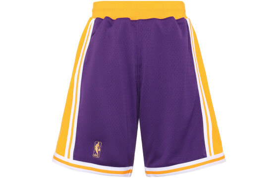 Шорты басктебольные Mitchell&Ness NBA 96-97 Los Angeles Lakers Пурпурные 96-97
