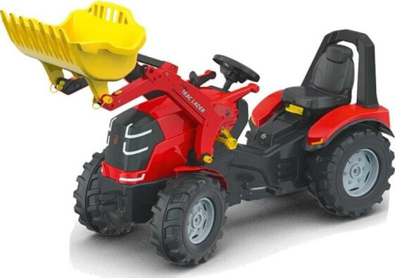 Rolly Toys Traktor na Pedały X-Track z Łyżką Ciche Koła PREMIUM 3-10 Lat