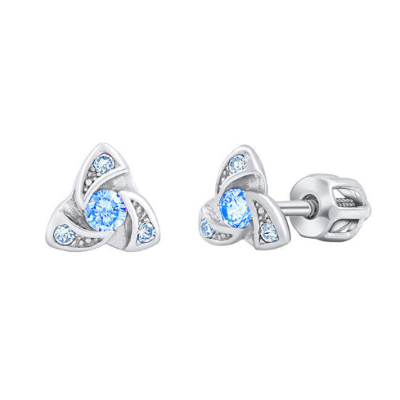 Серьги Silvego Blue Brilliance Zirconia