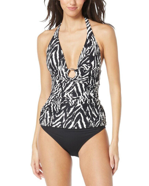 Carmen Marc Valvo Ring Tankini Women's Xs