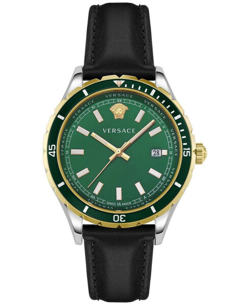 Наручные часы American Exchange Men's Analog Black Strap Watch 44mm with Interchangeable Straps Set.