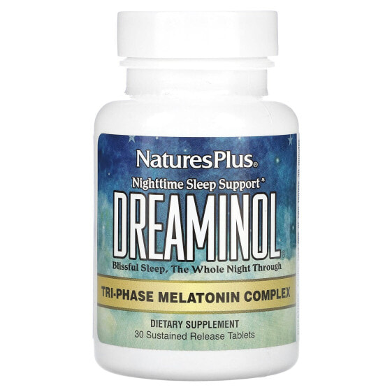 Витамин для здорового сна NaturesPlus Dreaminol, 30 таблеток с продолженным высвобождением