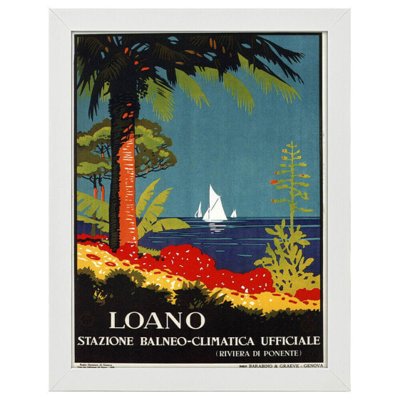 Bilderrahmen Poster Loano