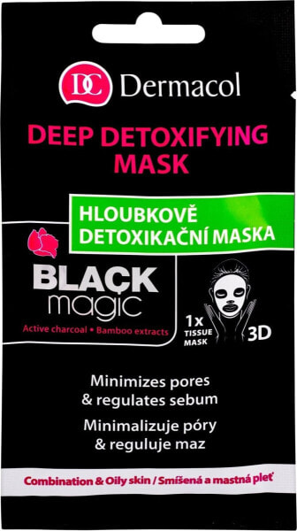 Collistar Dermacol Black Magic Maseczka do twarzy 1szt