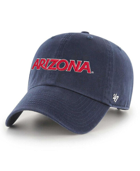 Men's Navy Arizona Wildcats Script Clean Up Adjustable Hat