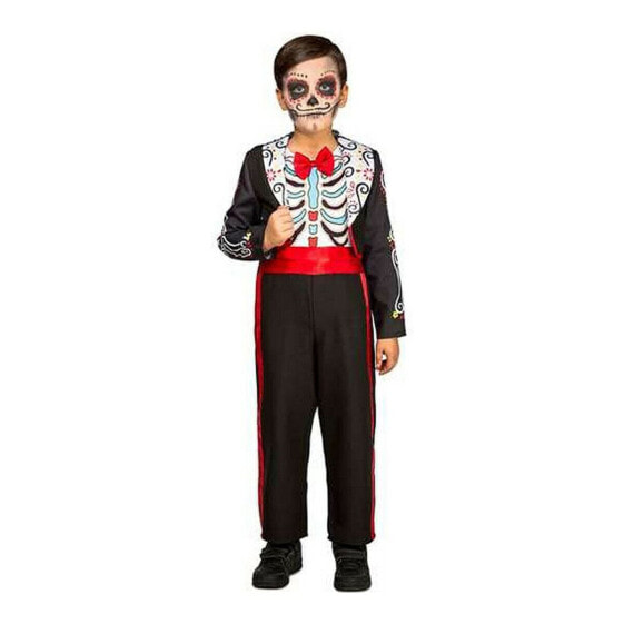 Карнавальный костюм для детей My Other Me Día de los Muertos Costume - обезьяна, пиджак, черный, красный
