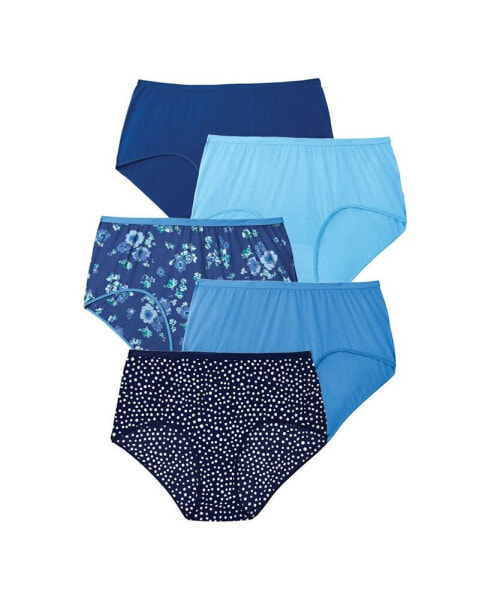 Plus Size Cotton Brief 5-Pack