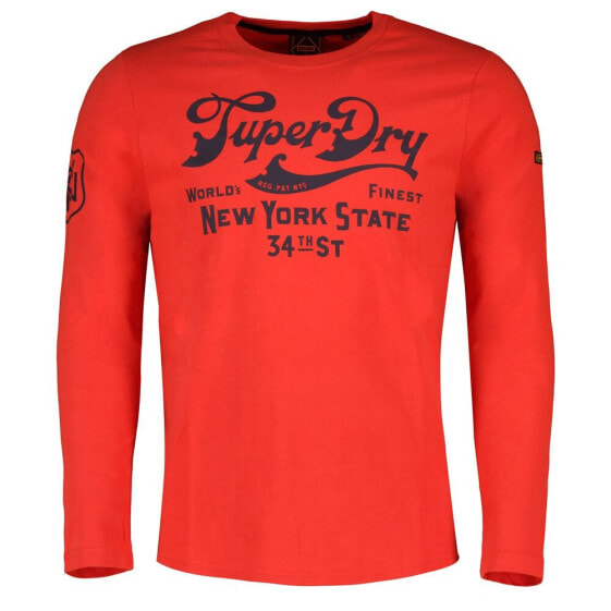 SUPERDRY Script Style Workwear long sleeve T-shirt