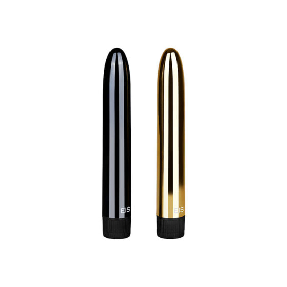 Vibratoren‑Set im Metallic‑Design, 2 Teile, 17,5 cm